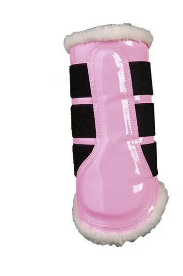 Patent Brushing Boots Comfort