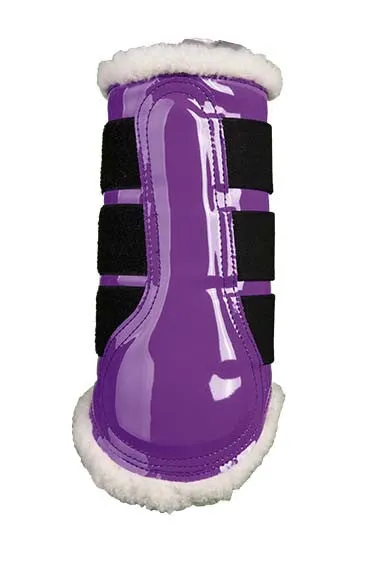 Patent Brushing Boots Comfort
