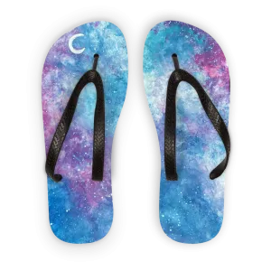 PERSIA WHITE 100 WISHES LITTLE LION STARRY NIGHT Kids Flip Flops