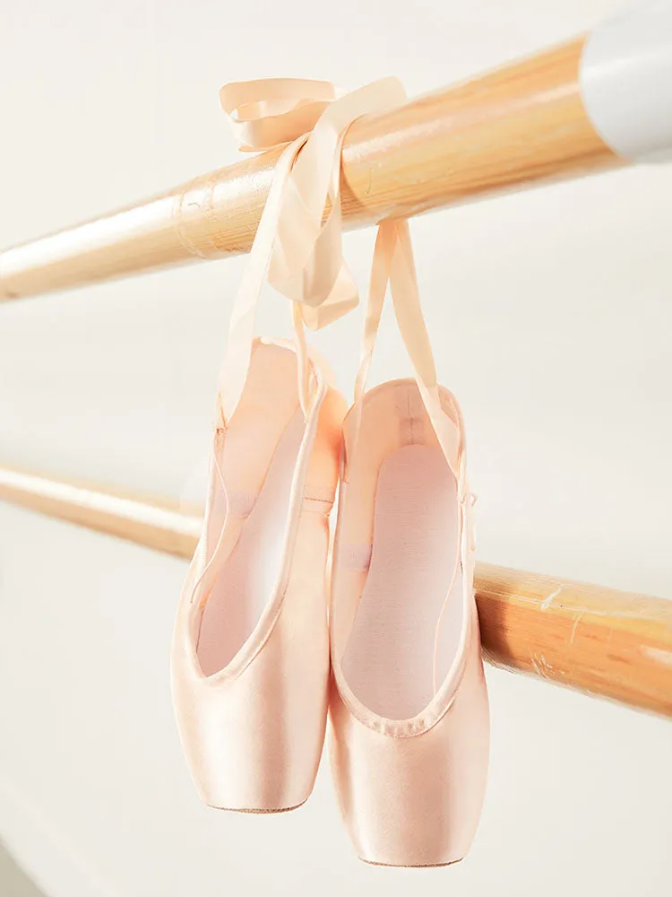 Professional Pointe Shoes Ballet Shoes Pointe Strap Satin Dance Shoes
