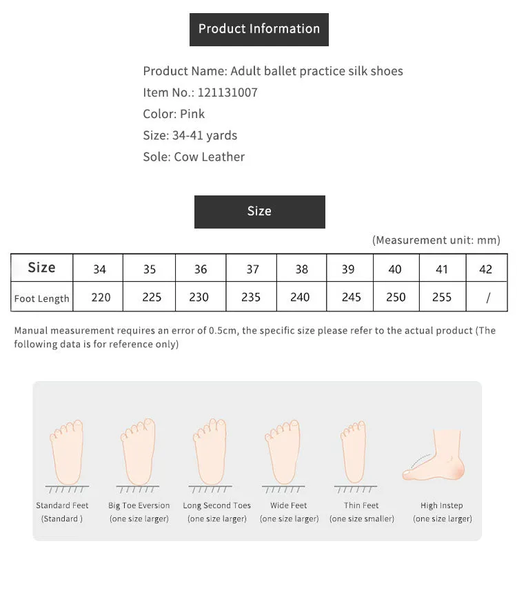 Satin Dance Shoes Soft Sole Training Shoes Ballet Cat Claw Shoes