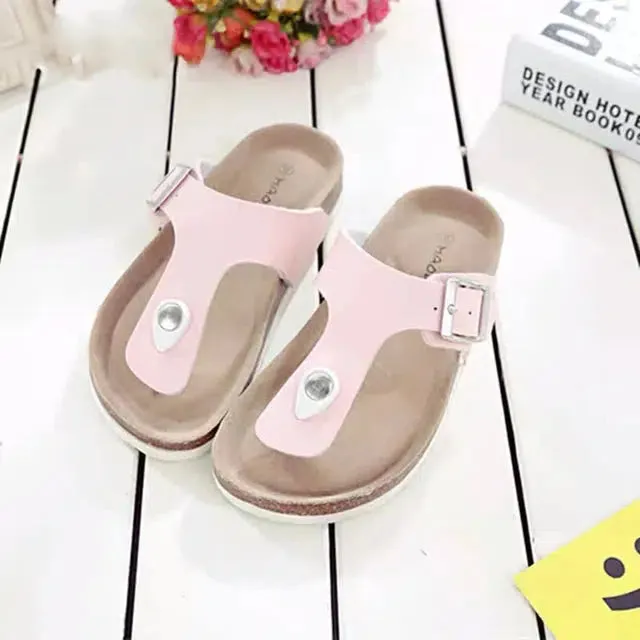 Soft Cork Children's Flip Flops Designs