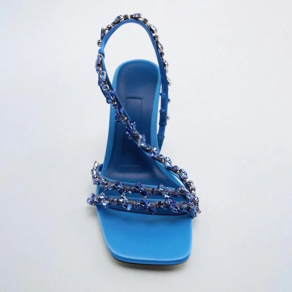 Viola Rhinestone Sandals