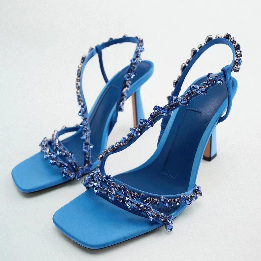 Viola Rhinestone Sandals