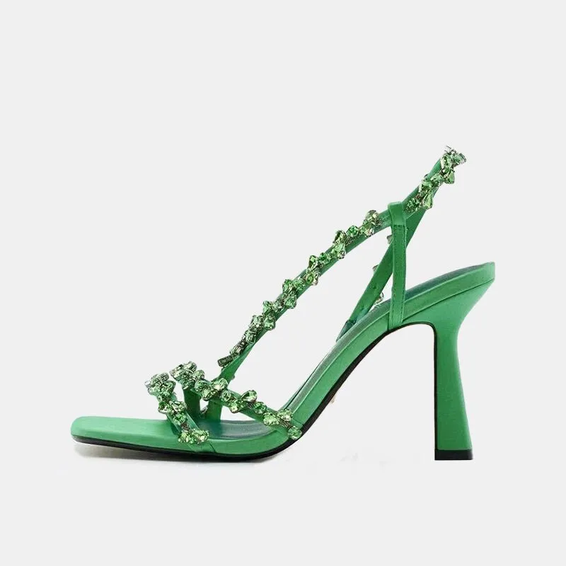Viola Rhinestone Sandals